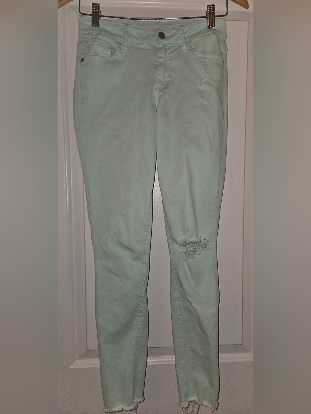 Old Navy Rockstar Women’s Mint Green Skinny Jeans Size 4